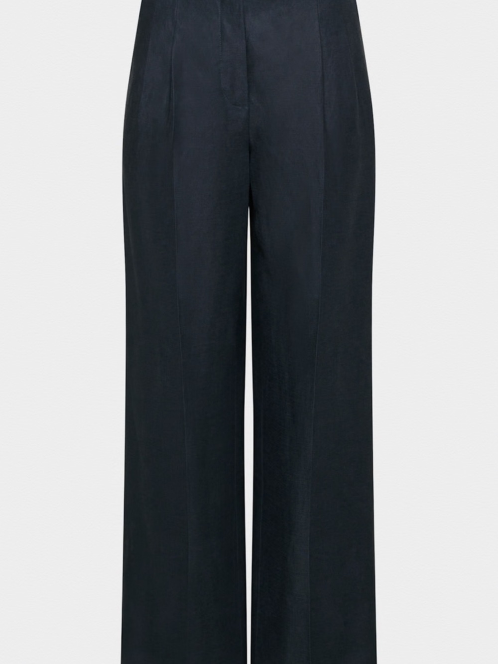Aritzia Navy Effortless Linen Pants